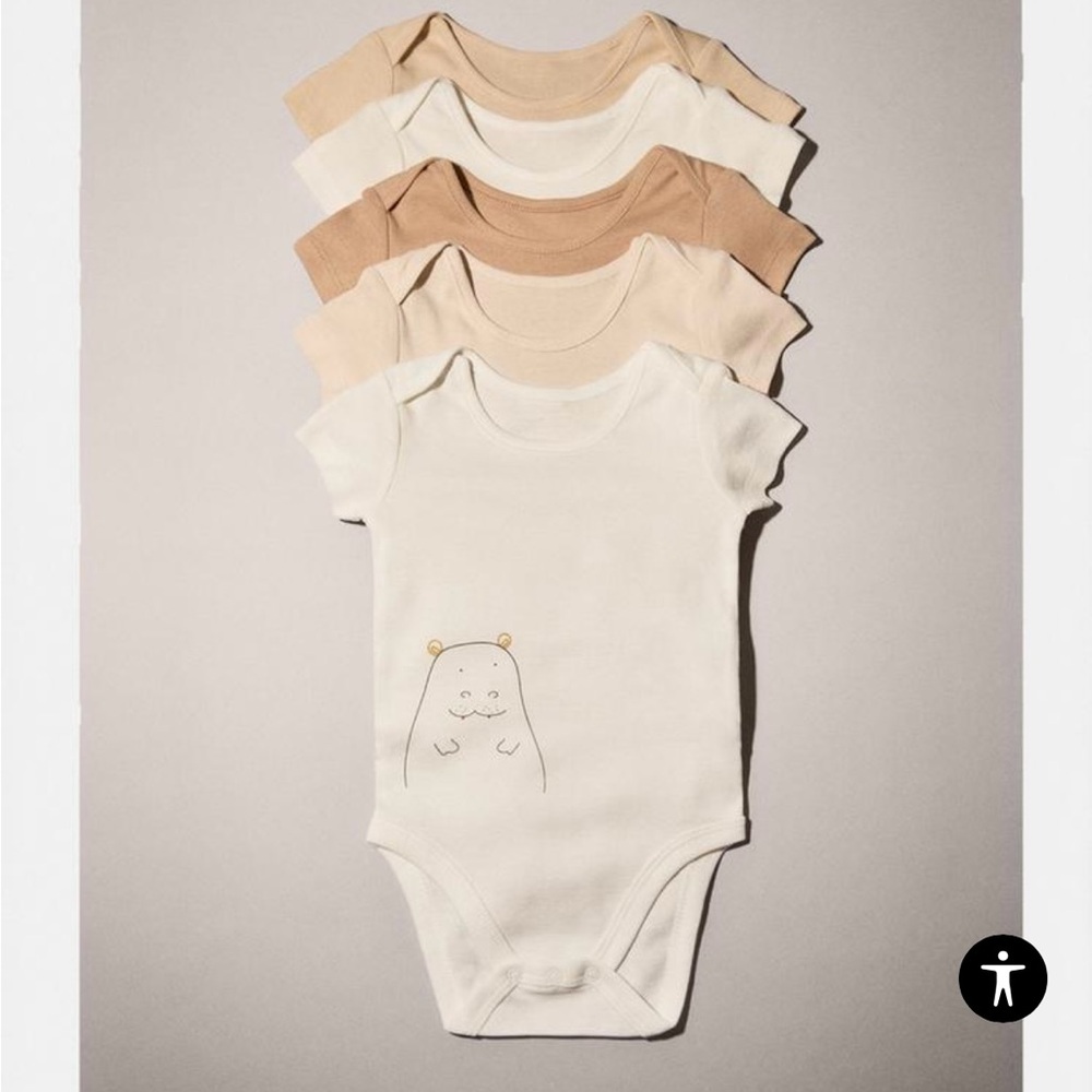 Zara baby body suits 3-6 months NEW